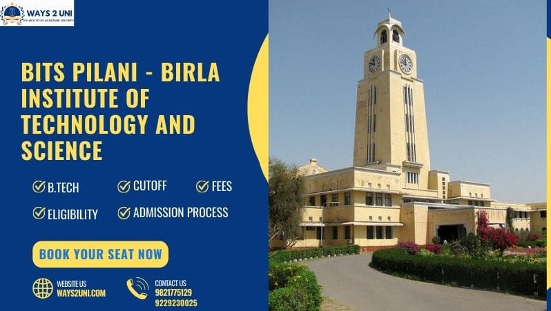 Admission in BITS Pilani