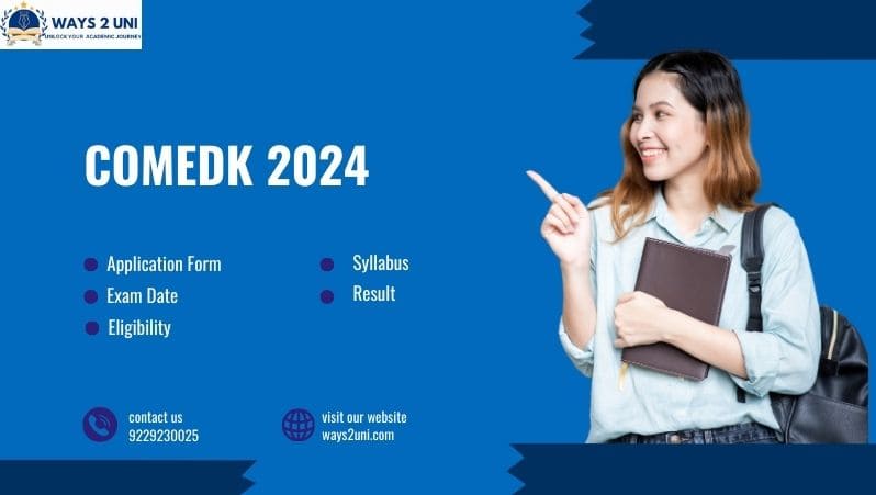 COMEDK UGET Exam 2024: Response Sheet(OUT), Result(May 24)