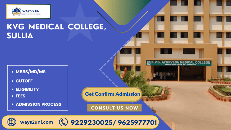 Direct admission in MBBS/MD/MS in K V G Medical College, Sullia