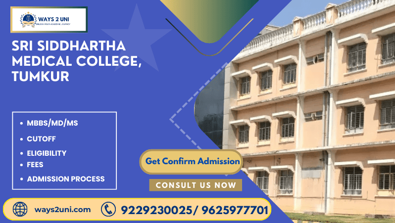 Direct admission in MBBS/MD/MS in Sri Siddhartha Medical College, Tumkur