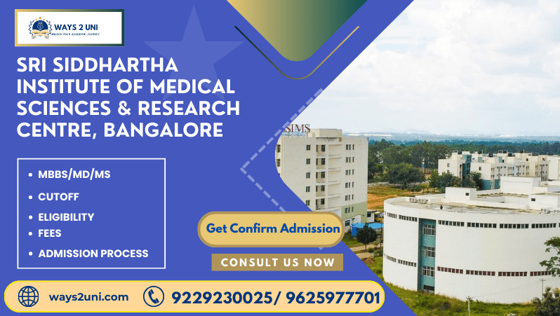 Direct admission in MBBS/MD/MS in Sri siddhartha Institute of Medical Sciences & Research Centre, Bangalore