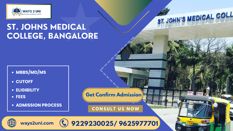 Direct admission in MBBS/MD/MS in St. Johns Medical College, Bangalore
